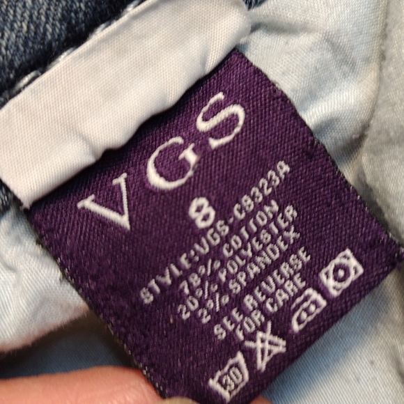 VGS denim Capri sz 8 - Picture 9 of 9